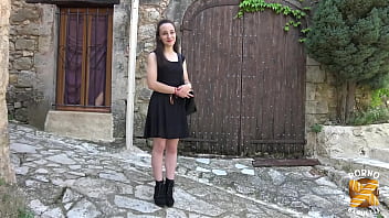 Amandine's Steamy FFM Threesome Adventure Outdoors